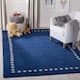 SAFAVIEH Handmade Kids Armanda Wool Rug - 4' x 6' - Navy