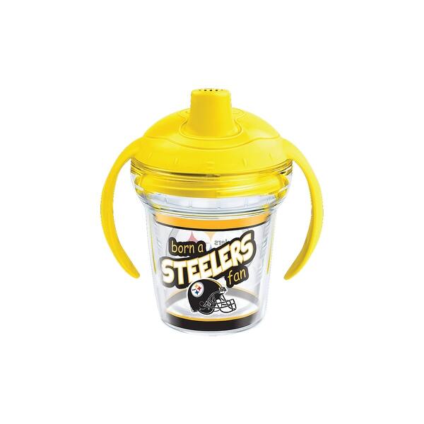 NFL Pittsburgh Steelers Born A Fan 6 oz Sippy Cup with lid - Bed Bath ...