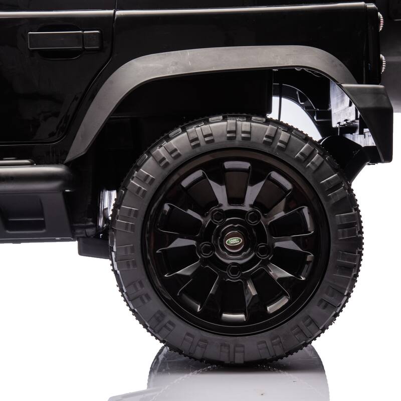 24V Land Rover Defender Kids Ride-On Car, Remote Control, Dual 55W Motors, Bluetooth, LED Lights, Ages 3-7