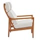 preview thumbnail 17 of 30, Christopher Knight Home - Jennie Tall-Back Wood Armchair with Ergonomic Comfort for Any Room