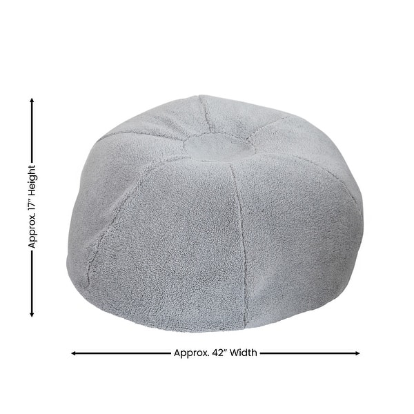 dimension image slide 1 of 22, Oversized Refillable Bean Bag Chair for Kids and Adults