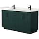 Option Green / White Quartz Top / Matte Black Hardware