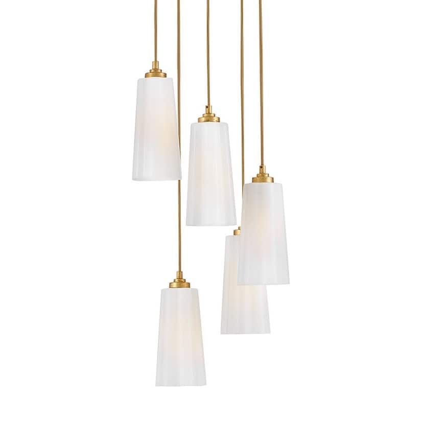 Lark 83718 Honey 5 Light 16" Wide Multi Light Pendant