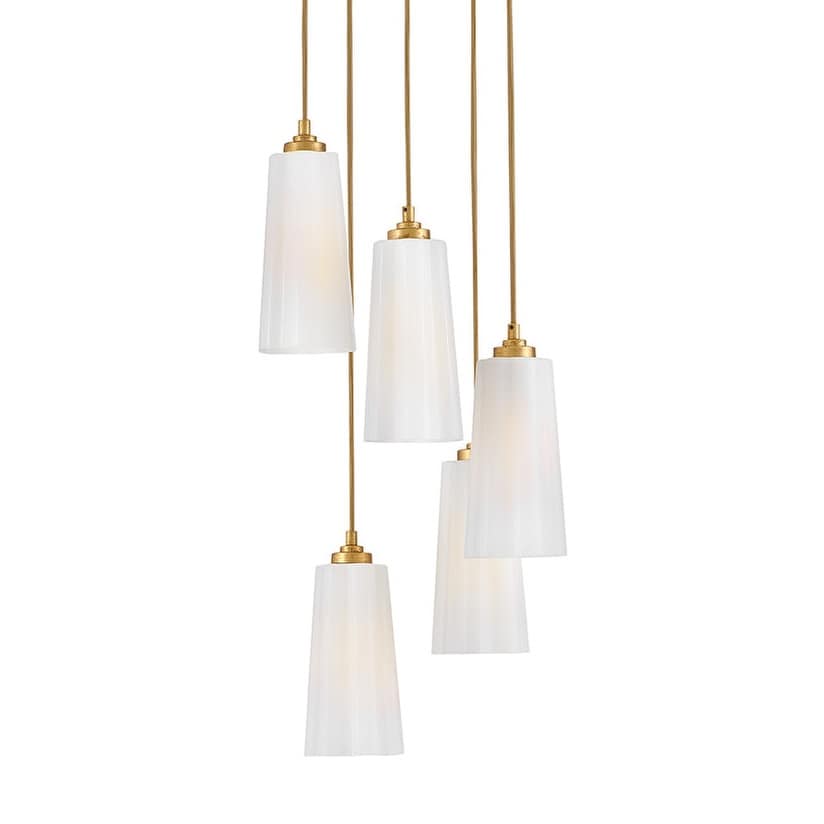 Lark 83718 Honey 5 Light 16" Wide Multi Light Pendant