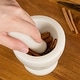 preview thumbnail 7 of 6, Creative Home White Marble Mortar and Pestle Set for Herbs, Spices and Garlic