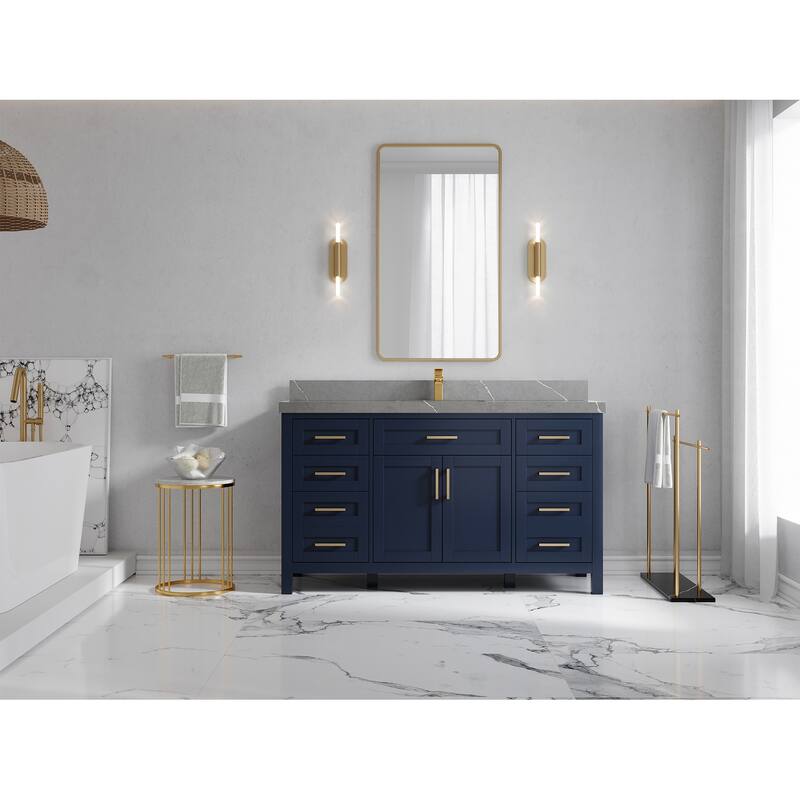 Willow Collections 60 in. W x 22 in. D Cambridge Single Sink Bathroom Vanity with Countertop