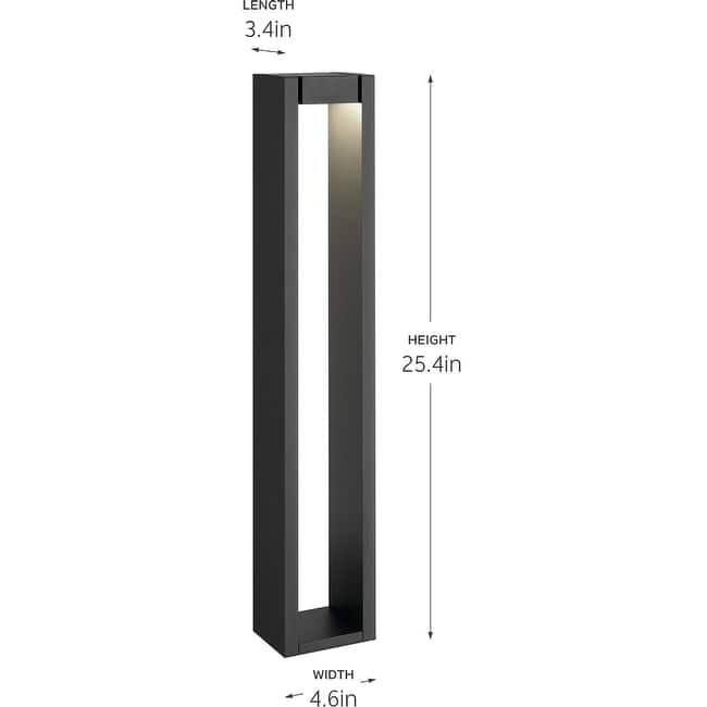 Kichler 1626330 Single 12V LED Bollard Path Light