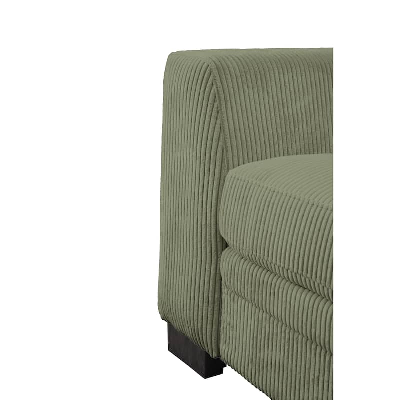 6 PCS Corduroy Flexible Combination Sectional Sofa Couch