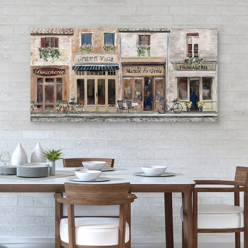 Marketplace by Studio Arts Canvas Art Print