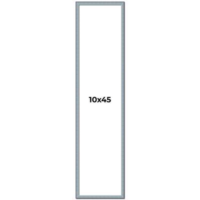 10x45 Frame Rustic Sky Blue Solid Wood Picture Frame | 0.75 Inch