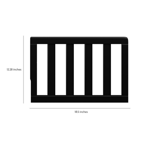convertible crib safety rail