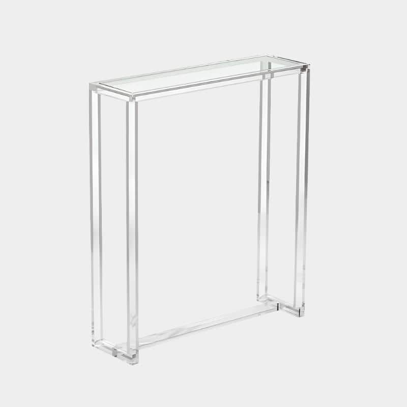 Modern Narrow Console Table acrylic Sasha Console
