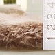 preview thumbnail 77 of 201, SAFAVIEH Handmade Natural Sheepskin Leanca 3.4-inch Thick Rug