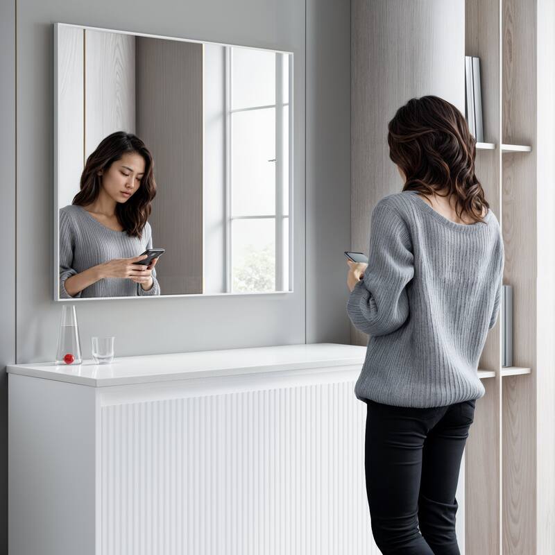 Catton Mirror - Rectangle 32" High