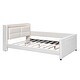 preview thumbnail 25 of 27, Upholstered Platform Bed with Storage Headboard