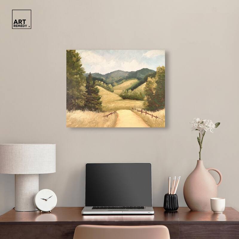 Summer Fields Canvas by Art Remedy, Gallery Wrapped