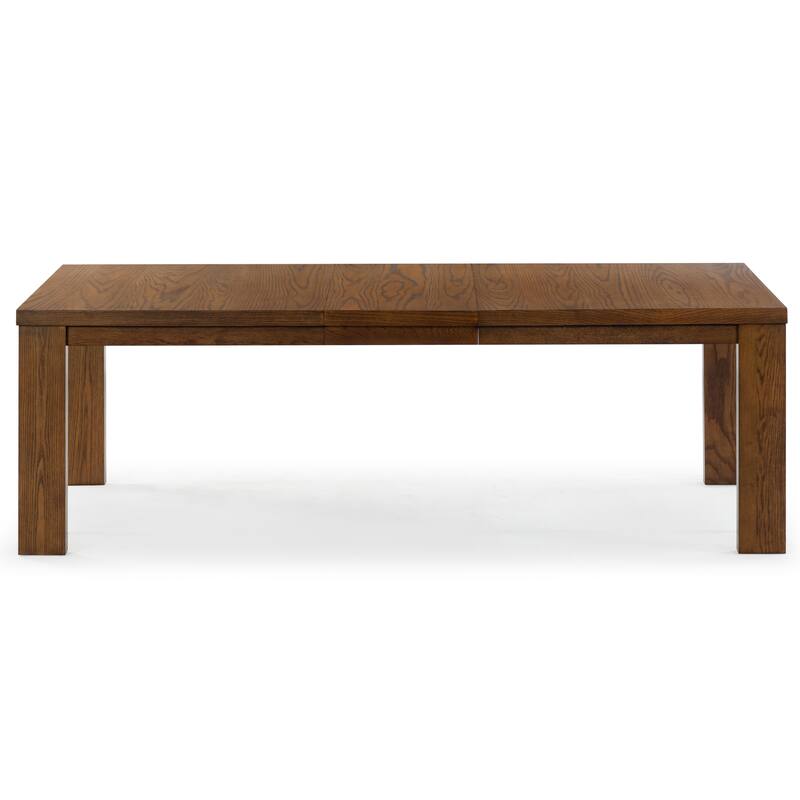 SAFAVIEH Couture Desmond Extendable Wood Dining Table - 90"W x 41"D x 30"H