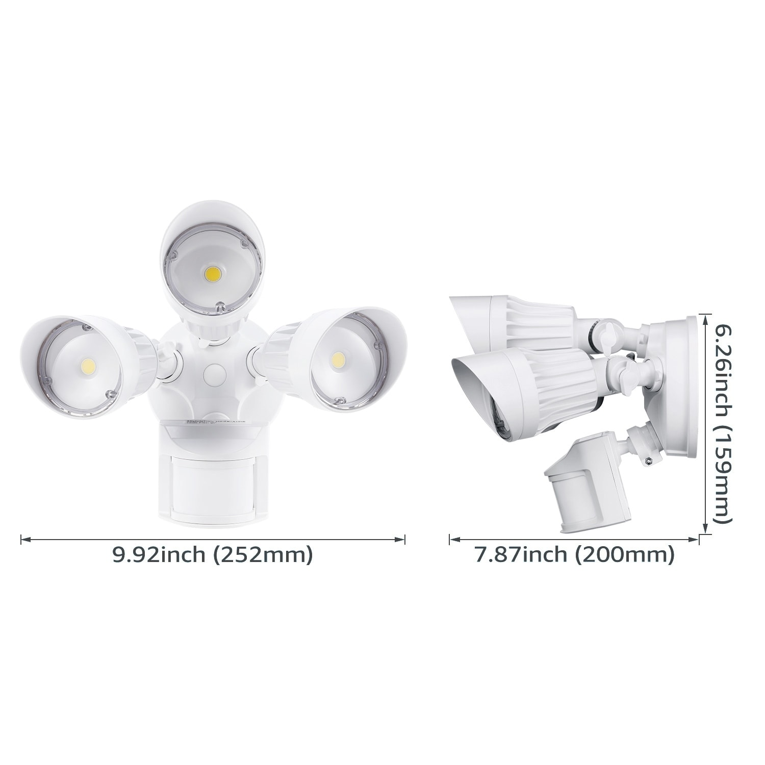 LED Security Lights, Adjustable Heads Motion Sensor Flood Light, Modes,  ETL Listed Bed Bath  Beyond 29032782