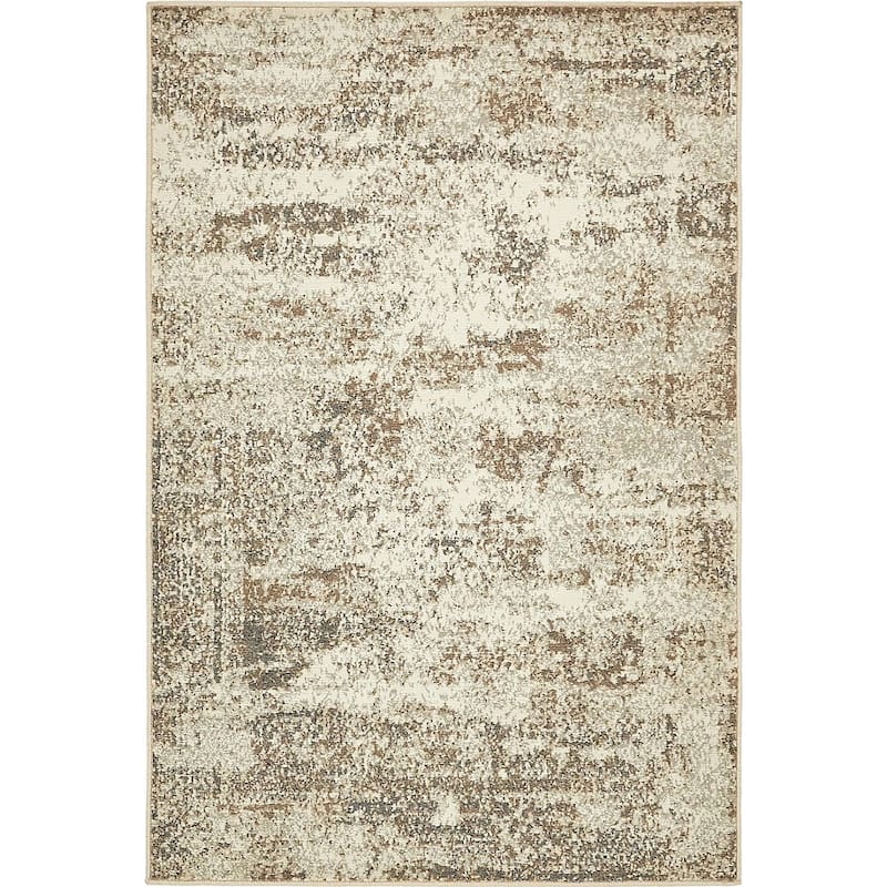 Contemporary Daisy Collection Area Rug