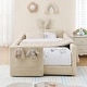 preview thumbnail 31 of 53, Twin Size Upholstered Platform Bed with Headboard,Montessori Bed Frame for Toddlers,Floor Bed