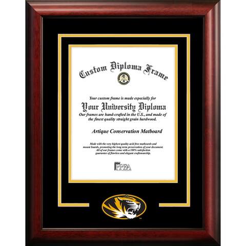 University of Missouri Tigers 8.5w x 11h Spirit Diploma Frame
