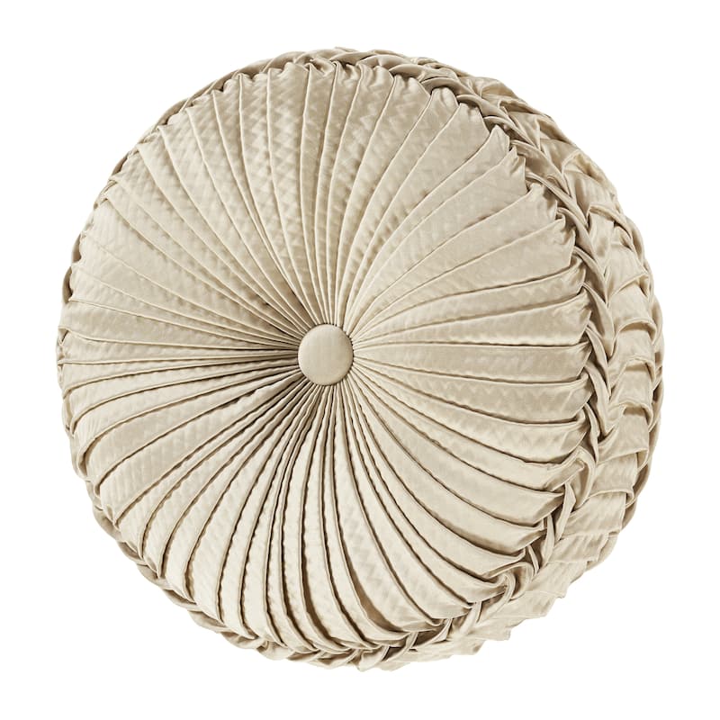 Sezanne Tufted Round Decorative Throw Pillow