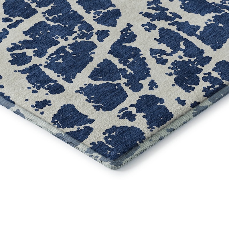 Premium Washable Super Soft Modern Crackle Mayfield Rug