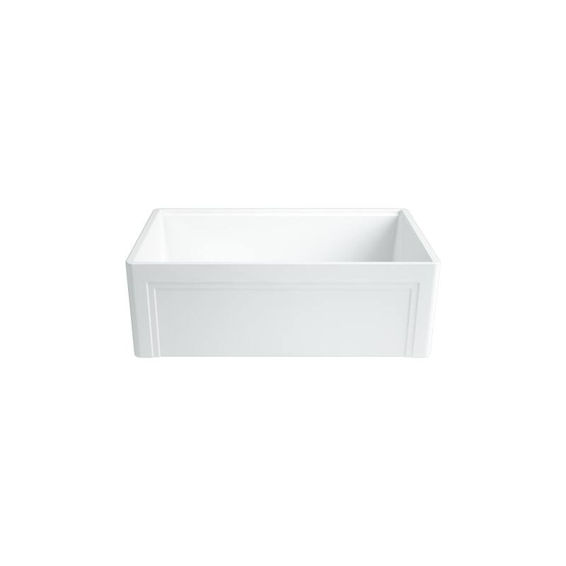 Devon 30 in. Fireclay Workstation Reversible Farmhouse Kitchen Sink