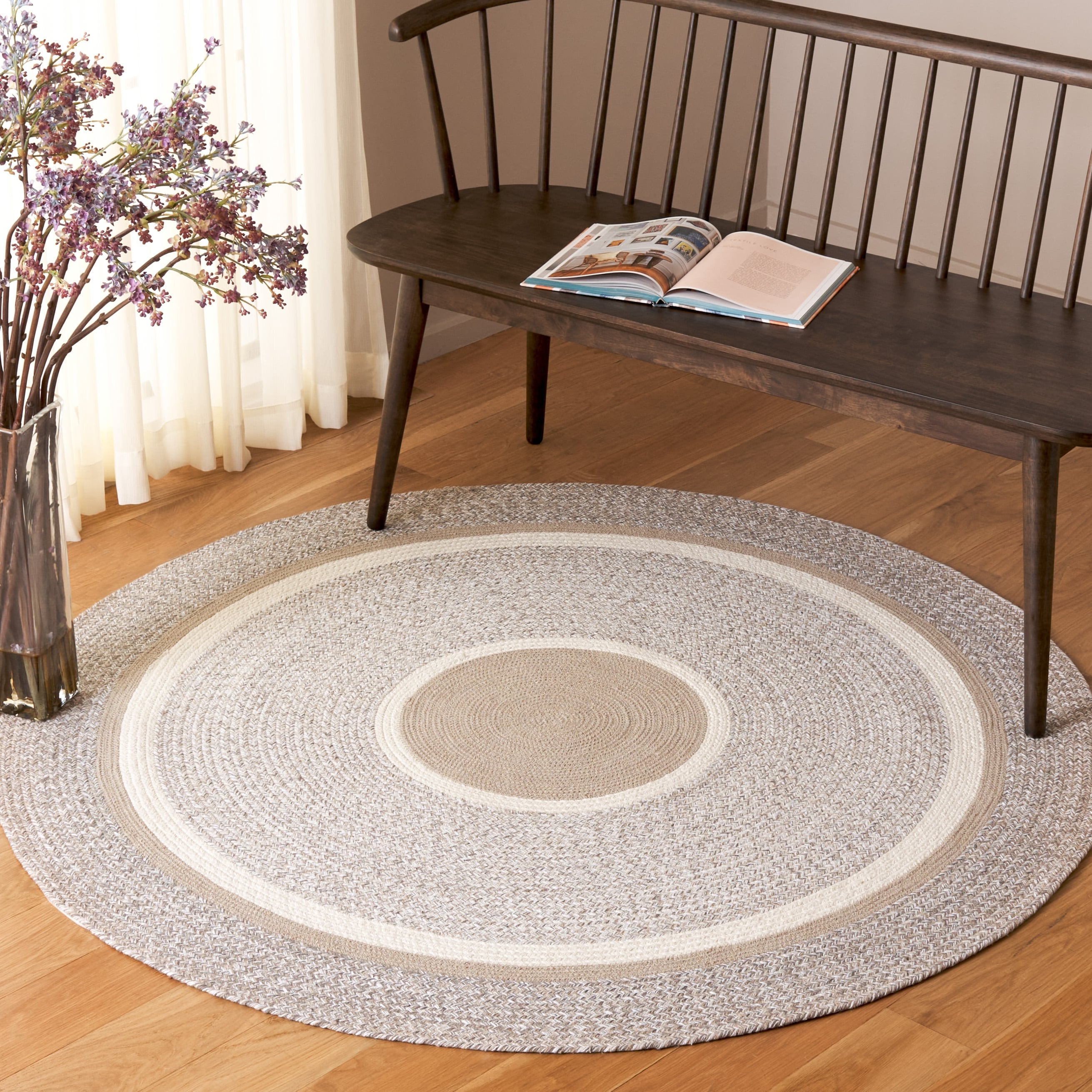 SAFAVIEH Flatweave Braided Agnesa Nautical & Coastal Cotton Rug