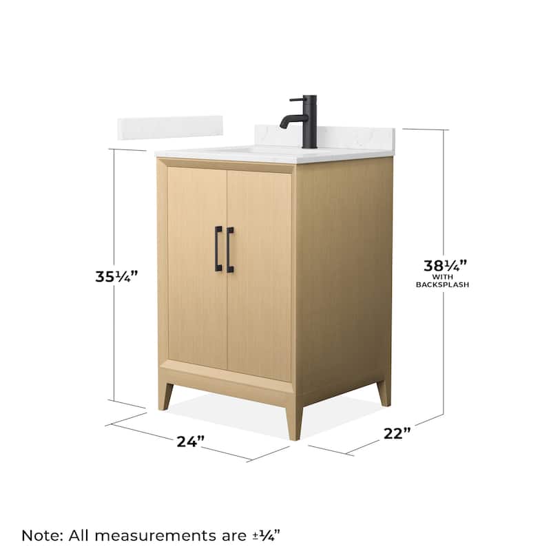 Wyndham Collection WCH7575-24S-VCA-MXX Janna 24" Free Standing Single