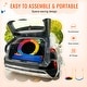 preview thumbnail 9 of 33, Swing Sets for Backyard, Toddler Swing Set Foldable Metal Stand, Easy to Assemble, Swingset Indoor/Outdoor