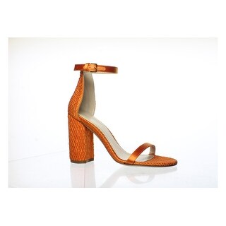 stuart weitzman orange sandals
