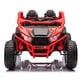 preview thumbnail 49 of 58, 24V Two-Seater Ride-On UTV for Kids with Bluetooth, MP3, and Parental Remote Control 鈥 Red