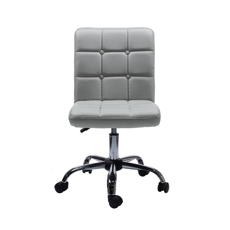 Porthos Home Parker Faux Leather Office Chair with Metal Base