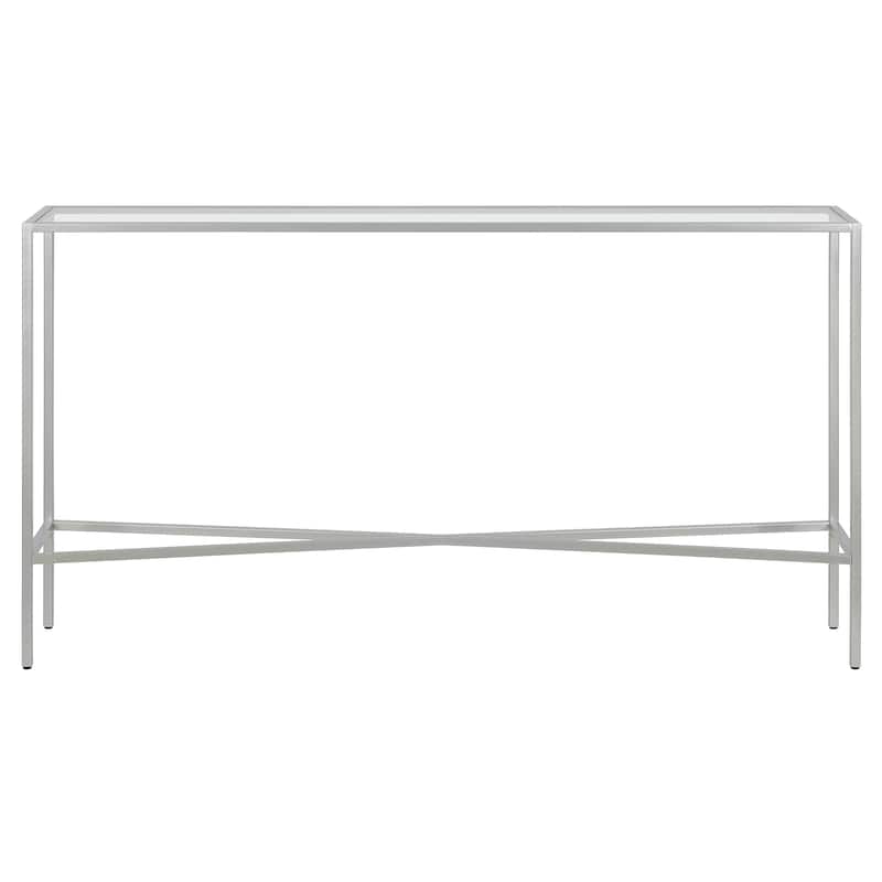 Henley 55'' Wide Rectangular Console Table with Glass Top