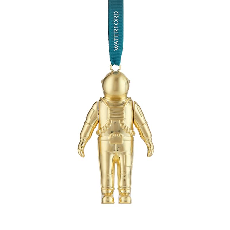 Waterford Christmas Spaceman Golden Ornament