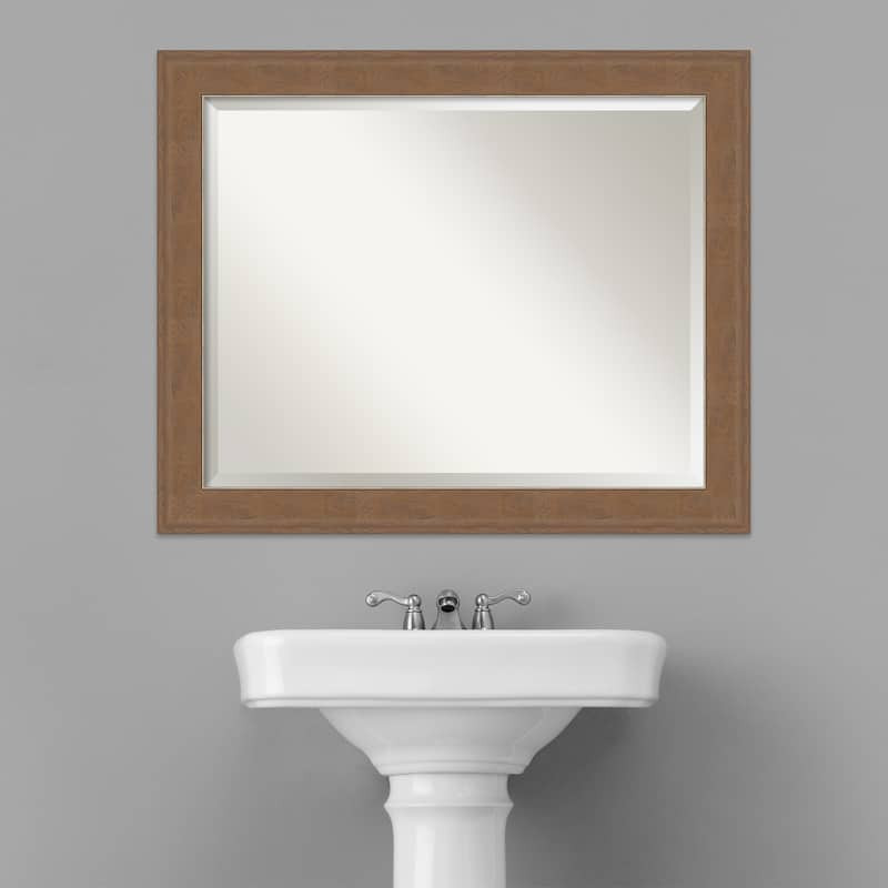 Beveled Bathroom Wall Mirror - Alta Frame