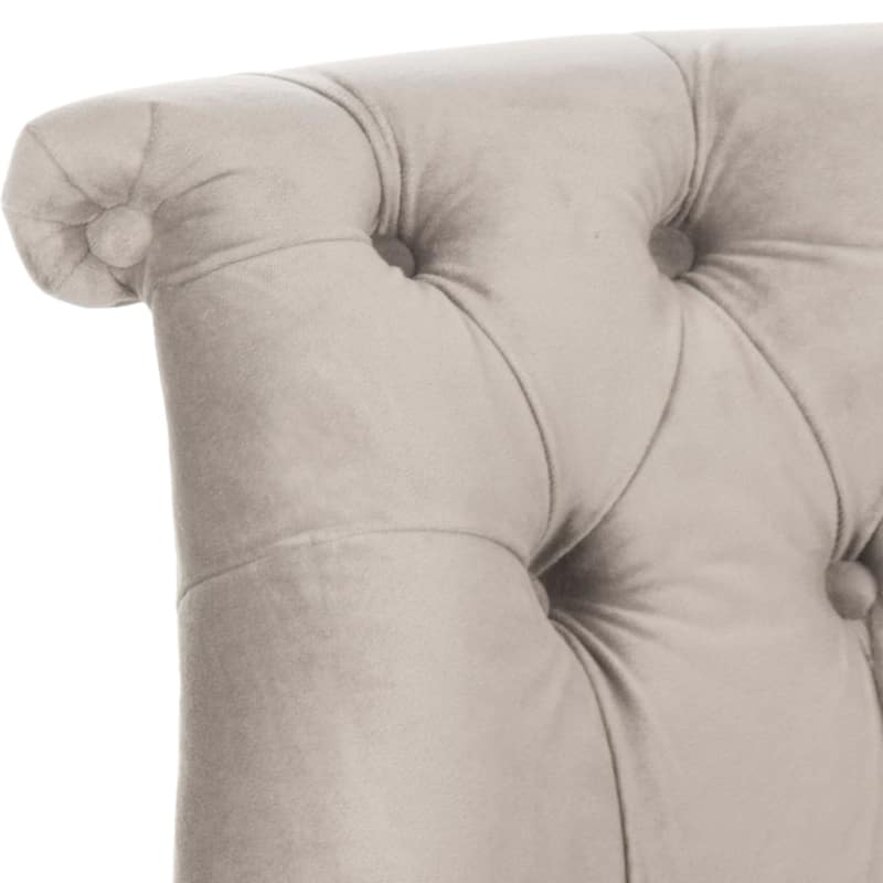SAFAVIEH Shanell Natural Cream Tufted Chair - 26.4" x 24.2" x 27"