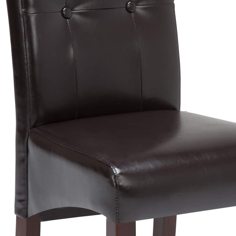 WYNDENHALL Essex Deluxe Tufted Parson Chair (Set of 2) - 18.9"w x 19.3"d x 42.1"h