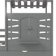 preview thumbnail 35 of 38, Twin Size House Bed with 2 Storage Drawers and Guardrails, Kids Playhouse Bed Daybed with Roof and Window Design