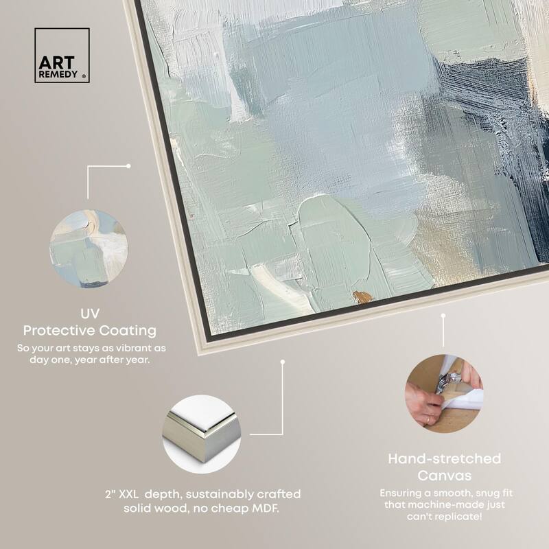Seafoam and Sand II Canvas by Art Remedy