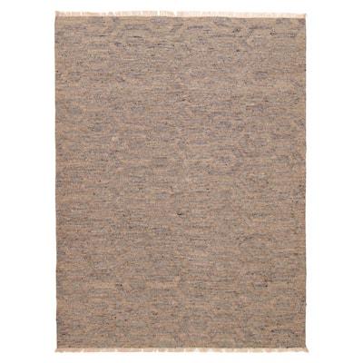 Ankara Taupe Kilim 5'6" x 7'4" - 5'6 x 7'4