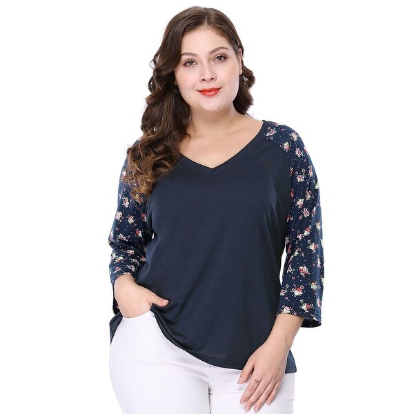 plus size v neck