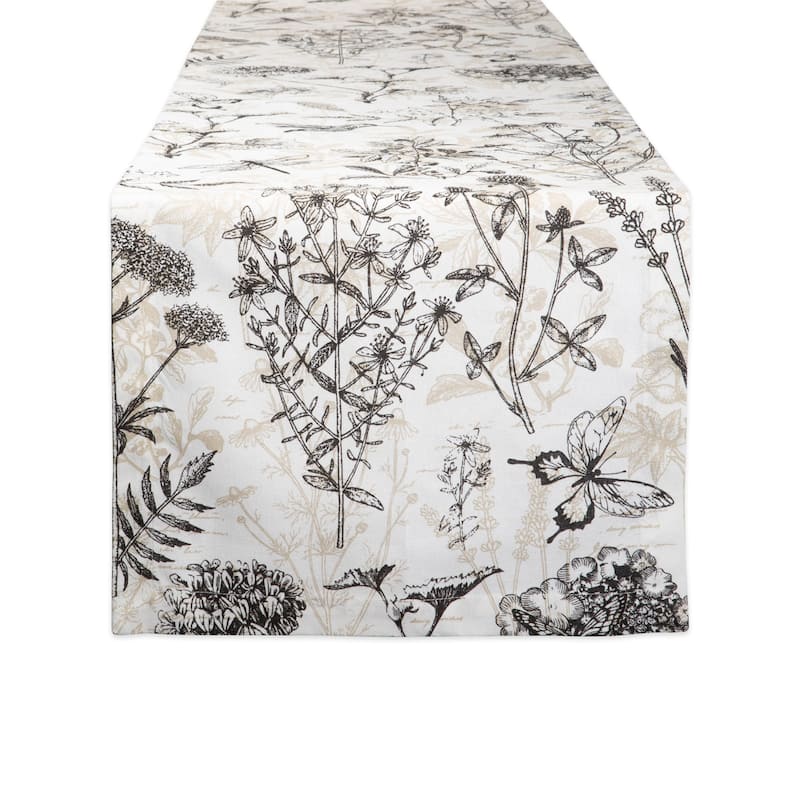 DII Botanical Printed Table Runner