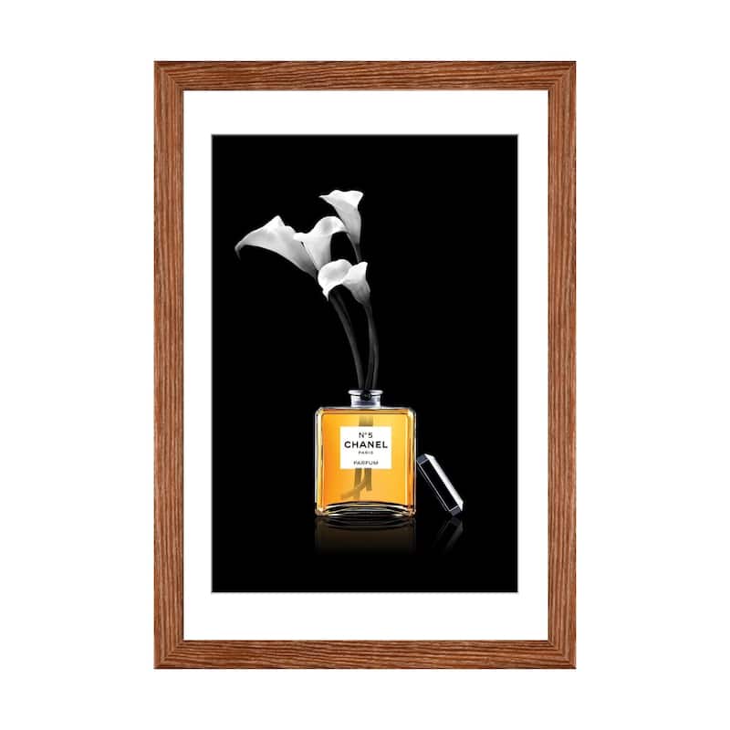 iCanvas "Chanel Vase" by Alexandre Venancio - Walnut - 24x16x1