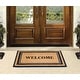 preview thumbnail 24 of 35, A1HC Natural Coir & Rubber Door Mat, 30x48, Thick Durable Doormats for Outdoor Entrance