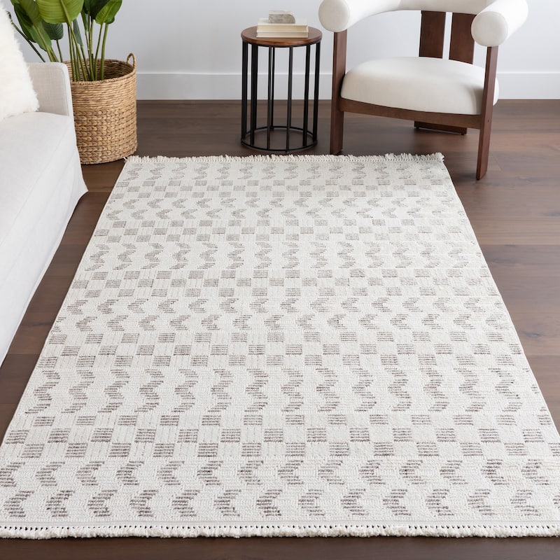Nuloom Allona Geometric Tassels Area Rug