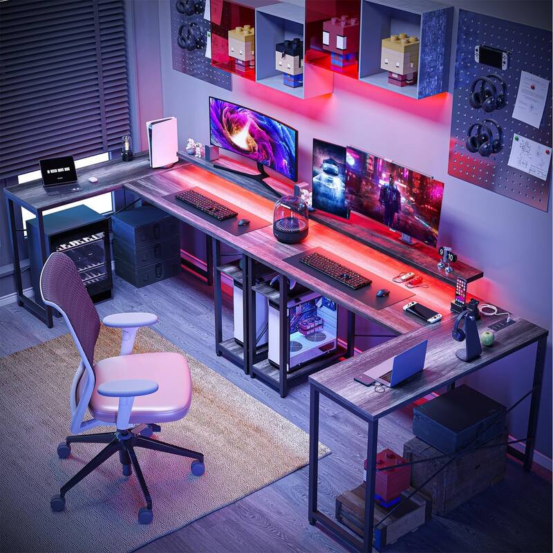L Shaped Gaming Computer Desk