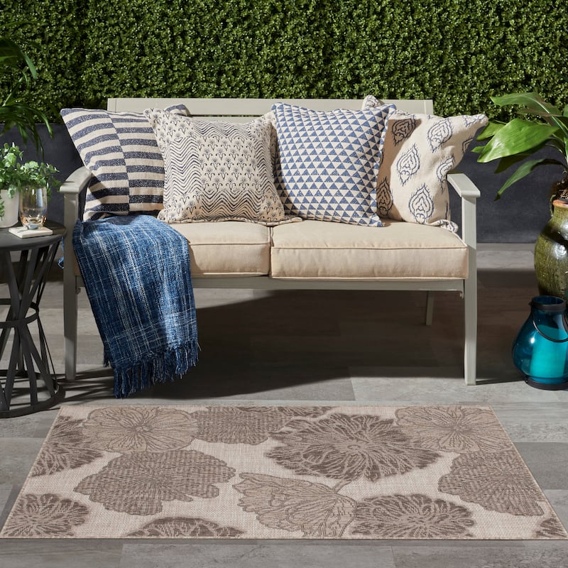 Nourison Garden Oasis Indoor/Outdoor Nature Area Rug
