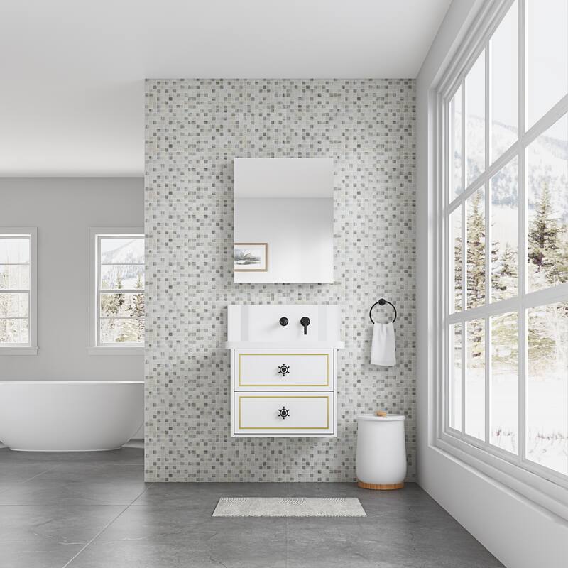 Bathroom Mirror Medicine Cabinet,Wall Mounted Recessed or Surface,Bathroom Mirror with Storage,Right opening door